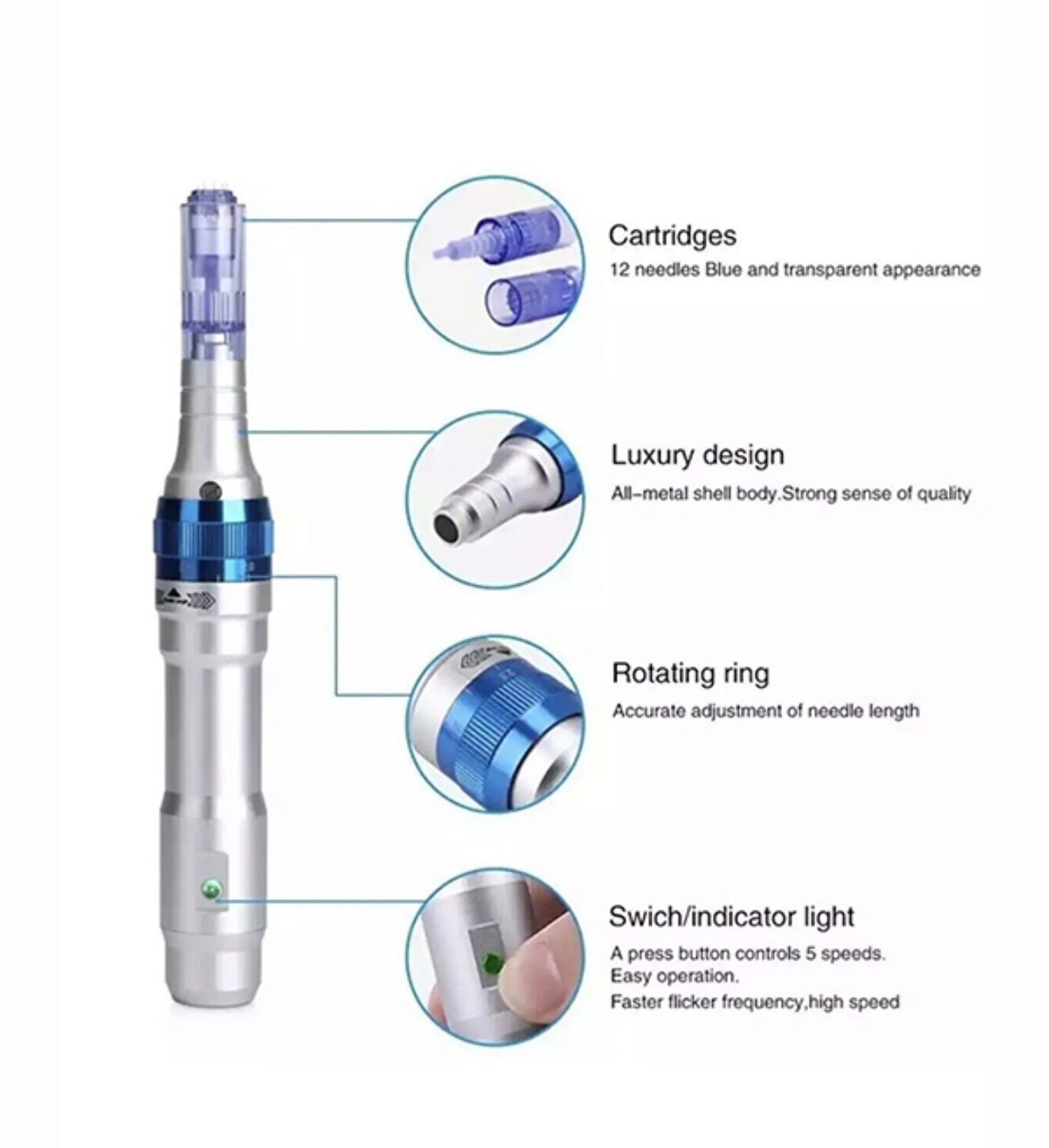 Dr.pen A6 Dermapen Mikro İğneleme Cihazı - Görsel 2