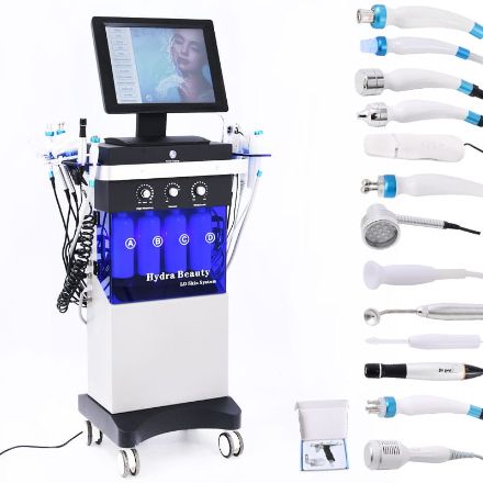 14+1 Cilt Analizli Amerikan HydraFacial Profesyonel Cilt Bakım Cihazı