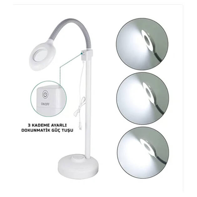 Profesyonel Ayaklı Büyüteçli LED Lamba (Loop Lamba)