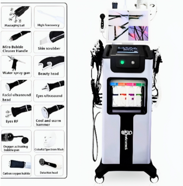 Cilt Analizli Hydrofacial 10+1 Ayaklı Cilt Bakım ve Yenileme Sistemi